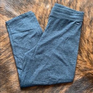 PINK VS gray cotton calf leggings